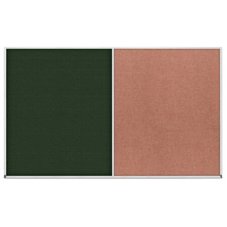 United Visual Products Enclosed Corkboard, 1 Door, 24"x36", 4" Fra UV3401-WHITE-SURF